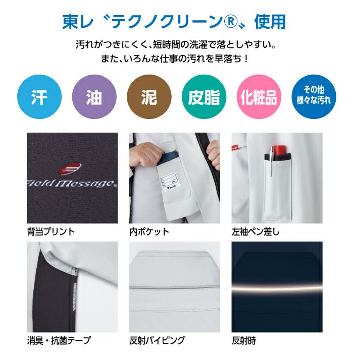ジャウィン 製品制電ストレッチジャンパー 83100【秋冬】ジャケット