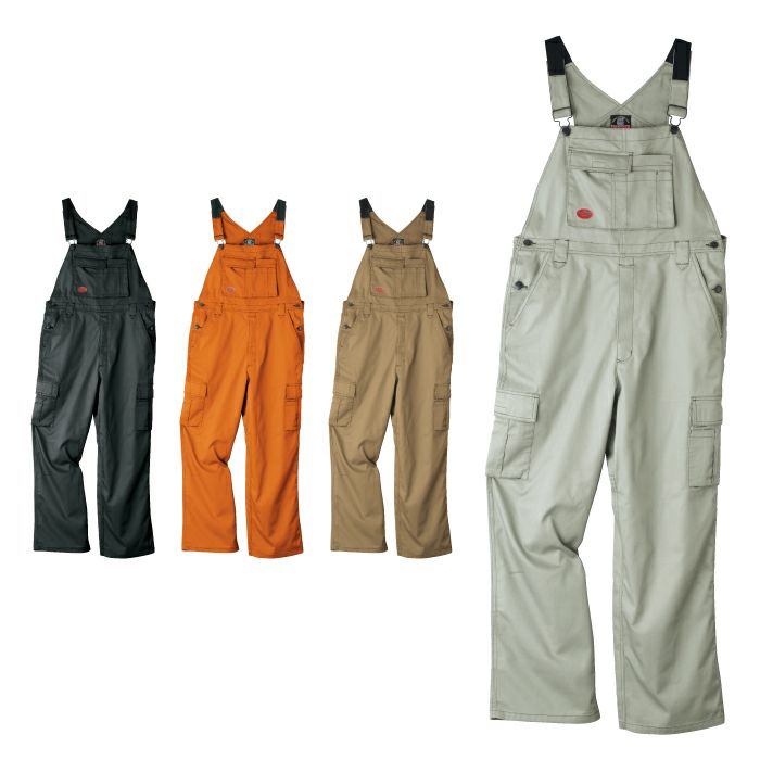 桑和 29014 サロペット LLサイズ シルバーグレー(22) BULL WORKS <br