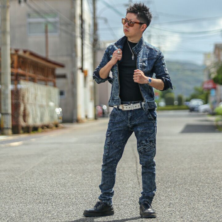 デニムジャケット 長袖 8920-124 寅壱 年間 オールシーズン メンズ