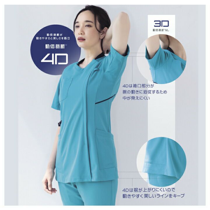 健康・医学 Femme ストレッチエアリードットコードセミワイドパンツ | human woman